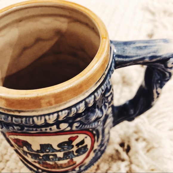 {VEGAS} German style stein : Vintage beer mug : 🎲 - Picture 6 of 7